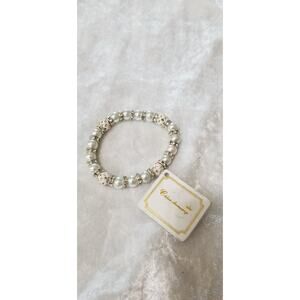 Cloe accessories stretch bracelet faux pearls 1.1557